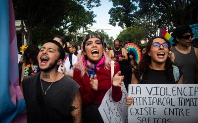 Colectivos de la diversidad sexual realizan Contramarcha para criticar el lavado rosa
